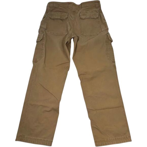 Duluth Trading Men’s Fire Hose Cargo Work Pants 37x32 Brown Flex Canvas Utility - Picture 2 of 10